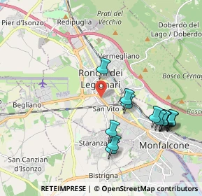 Mappa Via Volontari della Libertà, 34077 Ronchi dei Legionari GO, Italia (2.12786)