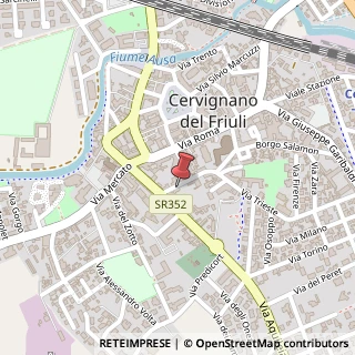 Mappa Via Trieste, 4, 33052 Cervignano del Friuli, Udine (Friuli-Venezia Giulia)