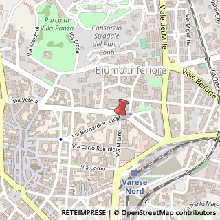 Mappa Viale Milano, 23, 21100 Varese, Varese (Lombardia)