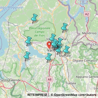 Mappa Via dei Campigli, 21100 Varese VA, Italia (4.91083)