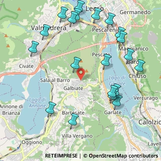 Mappa Via Balassi, 23851 Galbiate LC, Italia (2.5445)