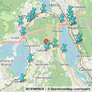 Mappa Via Balassi, 23851 Galbiate LC, Italia (2.66737)