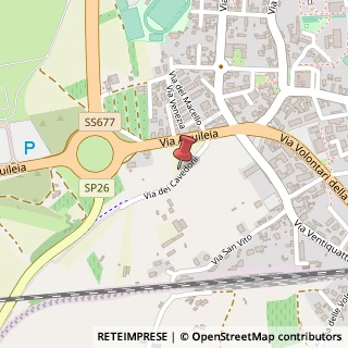 Mappa Via Cavedoni, 34077 Ronchi dei Legionari, Gorizia (Friuli-Venezia Giulia)