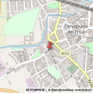 Mappa Via del Mercato, 133, 33052 Cervignano del Friuli, Udine (Friuli-Venezia Giulia)