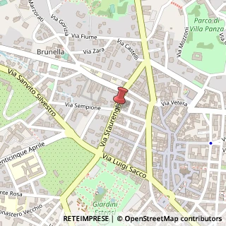 Mappa Via Maria Virginia Staurenghi, 24, 21100 Varese, Varese (Lombardia)