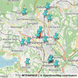 Mappa Via Giuseppe Speroni, 21100 Varese VA, Italia (2.19933)