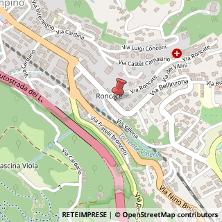 Mappa Via Bellinzona, 42, 22100 Como, Como (Lombardia)