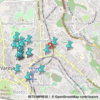 Mappa Via Ulisse Merini, 21100 Varese VA, Italia (0.6075)