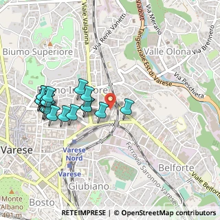 Mappa Via Ulisse Merini, 21100 Varese VA, Italia (0.513)