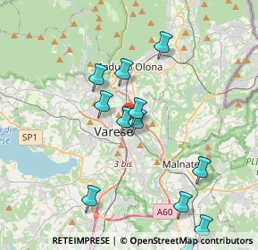 Mappa Via Ulisse Merini, 21100 Varese VA, Italia (3.995)