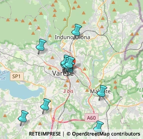 Mappa Via Ulisse Merini, 21100 Varese VA, Italia (3.67154)