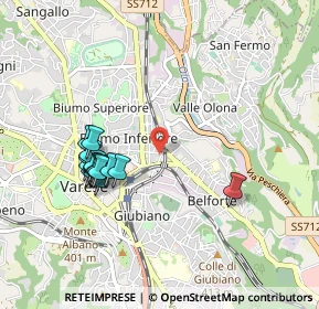 Mappa Via Ulisse Merini, 21100 Varese VA, Italia (0.908)