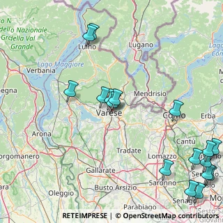 Mappa Via Ulisse Merini, 21100 Varese VA, Italia (22.70824)