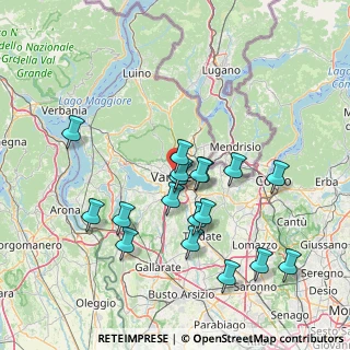 Mappa Via Ulisse Merini, 21100 Varese VA, Italia (14.27333)