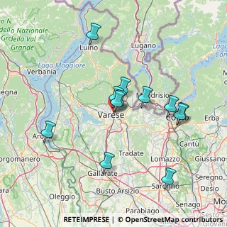 Mappa Via Ulisse Merini, 21100 Varese VA, Italia (13.4225)