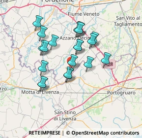 Mappa Via Villanova, 33076 Pravisdomini PN, Italia (6.01)