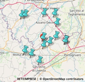 Mappa Via Villanova, 33076 Pravisdomini PN, Italia (7.03143)