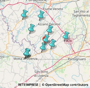 Mappa Via Villanova, 33076 Pravisdomini PN, Italia (6.04909)