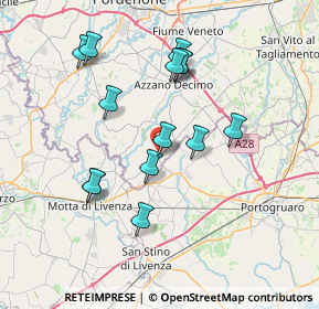 Mappa Via Villanova, 33076 Pravisdomini PN, Italia (6.86143)