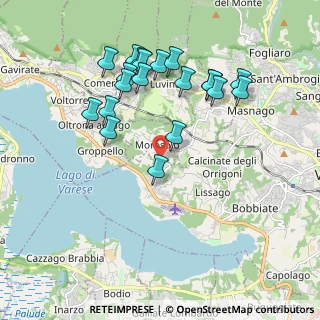 Mappa Via dei Boschi, 21020 Casciago VA, Italia (1.9295)