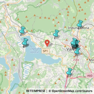 Mappa Via dei Boschi, 21020 Casciago VA, Italia (4.80714)