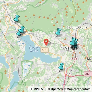 Mappa Via dei Boschi, 21100 Varese VA, Italia (5.00833)