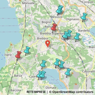 Mappa Via del Ponticello, 21020 Brebbia VA, Italia (2.53867)