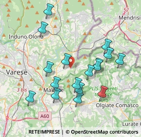 Mappa Via Alessandro Volta, 21050 Cantello VA, Italia (3.75176)