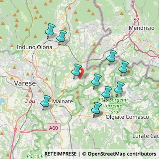 Mappa Via Alessandro Volta, 21050 Cantello VA, Italia (3.82818)