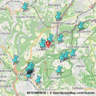 Mappa Via Alessandro Volta, 21050 Cantello VA, Italia (2.397)