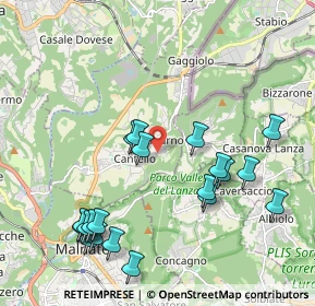 Mappa Via Alessandro Volta, 21050 Cantello VA, Italia (2.2255)