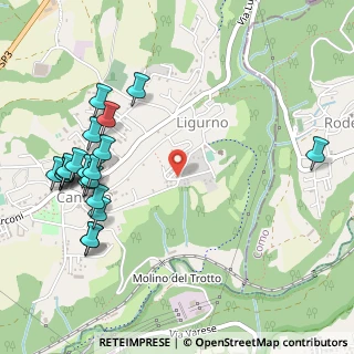 Mappa Via Alessandro Volta, 21050 Cantello VA, Italia (0.629)
