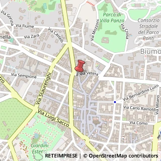 Mappa Piazza Beccaria Cesare, 4, 21100 Varese, Varese (Lombardia)