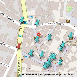 Mappa Via Vetera, 21100 Varese VA, Italia (0.082)