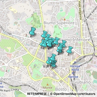 Mappa Via Carlo Cattaneo, 21100 Varese VA, Italia (0.246)