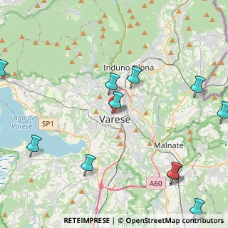 Mappa Via Vetera, 21100 Varese VA, Italia (5.70455)