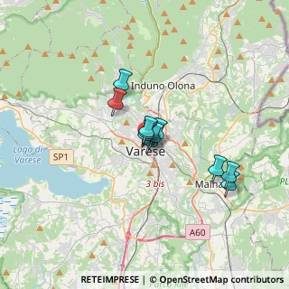 Mappa Via Vetera, 21100 Varese VA, Italia (2.14182)