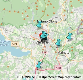 Mappa Via Vetera, 21100 Varese VA, Italia (2.75077)