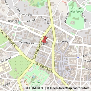 Mappa Via Cesare Battisti, 17, 21100 Varese, Varese (Lombardia)