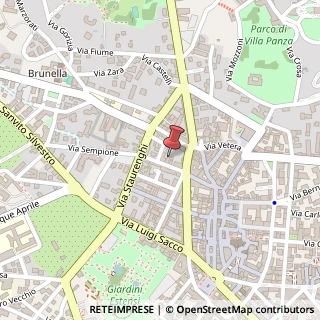 Mappa Via Cesare Battisti, 8, 21100 Varese, Varese (Lombardia)