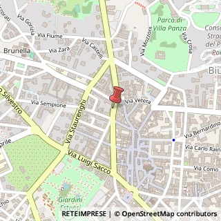 Mappa Via Carlo Giuseppe Veratti, 3, 21100 Varese, Varese (Lombardia)
