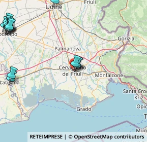 Mappa Via S. Francesco, 33052 Cervignano del Friuli UD, Italia (25.04867)