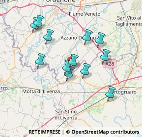 Mappa Via S.Antonio Abate, 33076 Pravisdomini PN, Italia (6.40167)