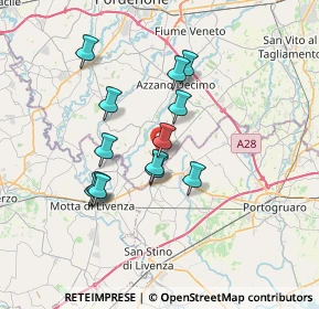 Mappa Via S.Antonio Abate, 33076 Pravisdomini PN, Italia (5.85077)