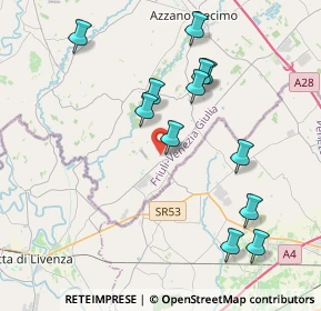 Mappa Via S.Antonio Abate, 33076 Pravisdomini PN, Italia (3.95667)