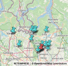 Mappa Via Beata Maddalena Albrici, 22034 Brunate CO, Italia (13.9955)