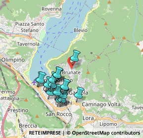 Mappa Via Beata Maddalena Albrici, 22034 Brunate CO, Italia (1.689)