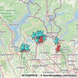 Mappa Via G. Feltre, 21100 Varese VA, Italia (9.44917)