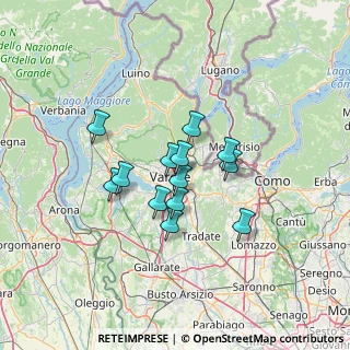 Mappa Via G. Feltre, 21100 Varese VA, Italia (9.61923)