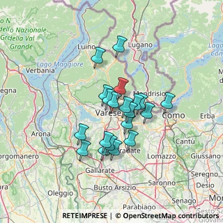 Mappa Via G. Feltre, 21100 Varese VA, Italia (10.151)